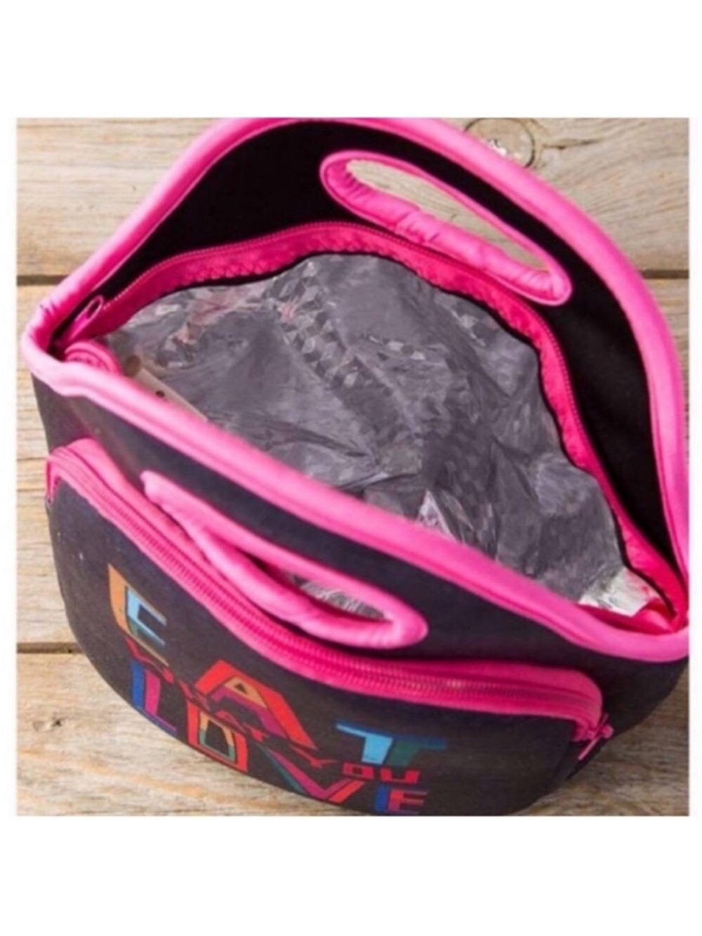 Natural Life “Eat What You Love” Neoprene Insulated Lunch Bag - Picture 2 of 9